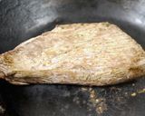 麦とろローストビーフ丼。作り方2写真