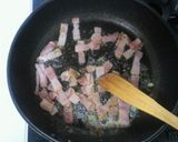 ほうれん草とベーコンのアンチョビソース作り方3写真