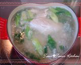♥鶏胸肉のふんわり蒸し煮丼andスープ♥作り方2写真
