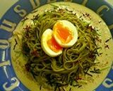 ☆純純和風☆茶そばカルボナーラ(冷製)作り方6写真