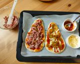 飴色玉ねぎと粗挽きソーセージのピザ作り方7写真