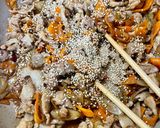 作り置き ガッツリ系 根菜いっぱい豚こま炒め煮作り方12写真