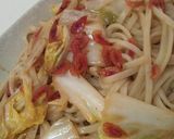 白味噌と桜えび☆こくうま～焼きうどん♪作り方4写真