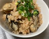 酒蒸し牡蠣の炊き込みご飯作り方7写真