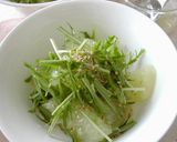 水菜とグレフル＊ハニドレサラダ作り方5写真