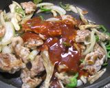 豚肉のＢＢＱソース★子供大好き♡甘辛ケチャ味♫作り方4写真