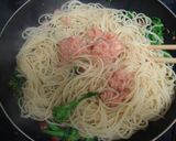 簡単♡菜の花×明太子パスタ♡作り方5写真