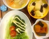 🌟[簡単] ブロッコリー定食🥦🥬🫐作り方3写真