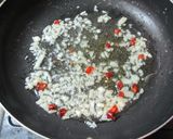海老とブロッコリーのぺペロンチーノ作り方4写真