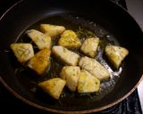 めかじきのスパイス揚げ・菜の花ソテー作り方5写真