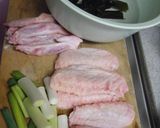 手羽先の和風煮♪味噌仕立て～作り方1写真