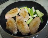 手羽先の和風煮♪味噌仕立て～作り方2写真