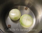 丸ごと玉ねぎ♪オニオングラタンスープ作り方1写真