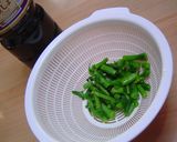 -菜の花の茎✿粉チーズ餃子焼き-作り方1写真