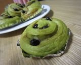 和♡黒豆入り♫抹茶シナモンロール❤作り方8写真