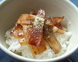 かんたん茶碗メシ！たくあん茶漬け作り方3写真