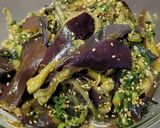 簡単レンチン作置き長茄子🍆ナムル作り方3写真