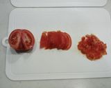 トマトめんつゆそうめん作り方1写真