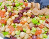 大豆ミートのソーセージでチリコンカン♪作り方4写真