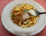 簡単で美味しく！トマトソースペンネ🍅作り方4写真