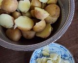 新じゃがのガリバタベーコン炒め作り方1写真