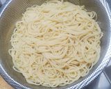 アスパラベーコンのペペロンチーノ作り方3写真