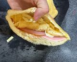 簡単!(基本の)油揚げハムチーズ焼き作り方3写真