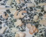 シーフード海苔クリームパスタ作り方2写真