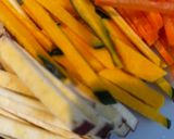 作りおき！デパ地下風、根菜ハニーマスタードサラダ作り方1写真