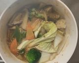 肉無チクワ簡単洋風テリマヨ味野菜炒め作り方15写真