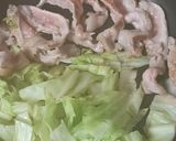 【ズボラさん向け】冷凍肉の焼きそば キャベツいり作り方2写真
