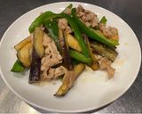 豚肉となす、ピーマンのバターポン酢炒め作り方7写真