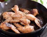骨抜き鶏手羽先の甘辛焼き🐓基本の黄金比作り方14写真