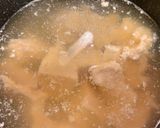 掬い豆腐と紫蘇のスープ作り方4写真