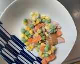 レンジビーフストロガノフ味オムライス弁当作り方1写真