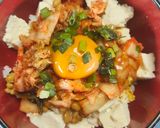 10分で簡単⭐️キムチ納豆冷奴丼作り方4写真