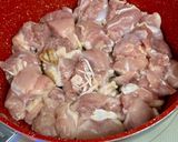 さつま芋とやわらか鶏ももの甘辛煮♪作り方4写真