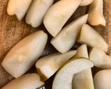 なんとお醤油だけ！梨の豚肉巻き作り方1写真