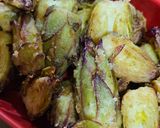 ドラゴンフルーツのつぼみのチヂミ焼き作り方5写真