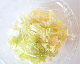 レンチンで手軽に【白菜の塩昆布ナムル】作り方2写真