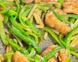 バター風味で甘めのピーマン肉炒め作り方7写真