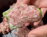 ハロウィンに！ピーマンの肉詰め作り方4写真