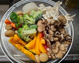 手羽元とカラフル野菜のパーティーオーブンプレート作り方3写真