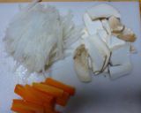 手抜き焼肉サラダ作り方1写真