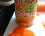 サイダー♪ｄe‘~人参フルーツゼリー♥’作り方1写真