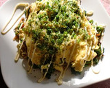 ふわっ☆とろ～☆簡単！マヨオム焼きそば作り方3写真