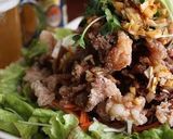じゅわ☆カリカリ豚こま～香味ソースがけ作り方8写真
