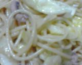簡単！イカの塩辛パスタ作り方3写真