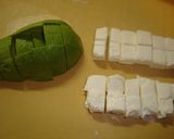 アボカドとクリームチーズのラー油和え作り方1写真