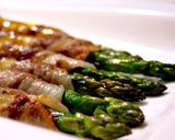 卵黄ぽん酢で。じゅわっとアスパラ豚肉巻き作り方6写真